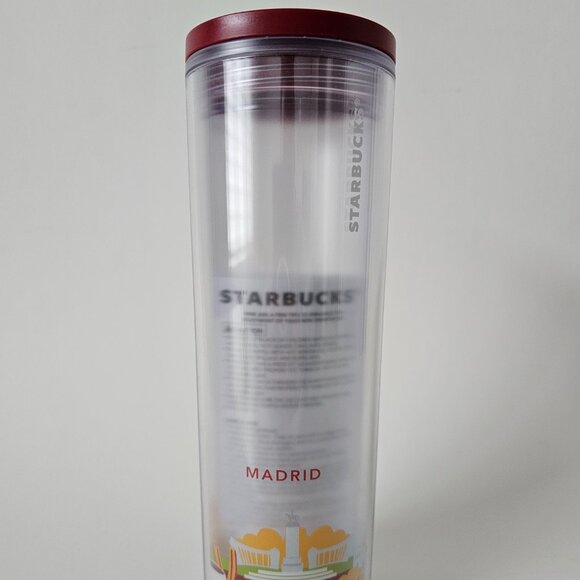 NEW STARBUCKS You Are Here Madrid Double Wall Tumbler w/SKU 16floz/473ml - Picture 1 of 7